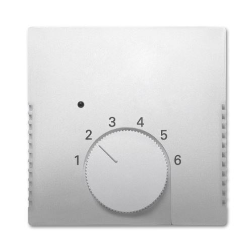 Kryt termostatu pro topení/ chlazení, ušlechtilá ocel, ABB Future linear 2CKA001710A4018