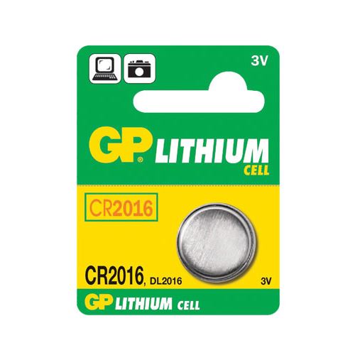 Baterie CR2016 GP lithiová