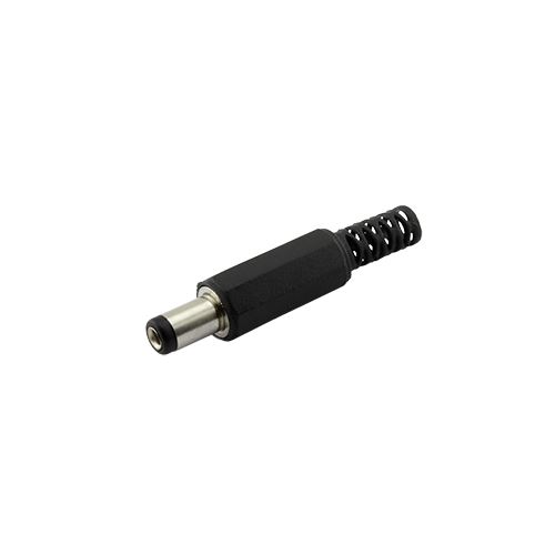 Konektor DC 5,5 x 2,1mm, vidlice kabelová, délka 9,5mm