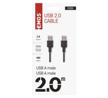 USB kábel 2.0 A vidlica - A vidlica 2m (3)