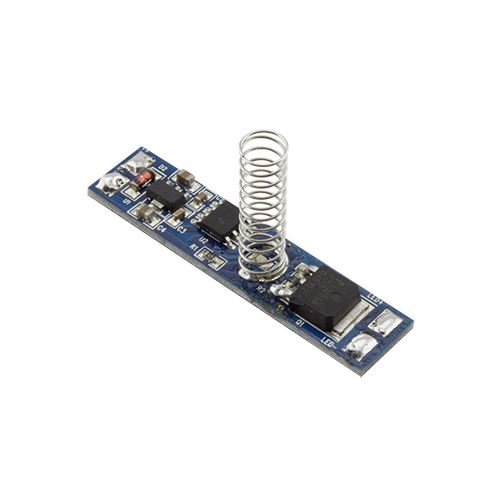 Stmívač pro LED pásky dotykový do profilu, 8A, 12/24V, plynulá regulace, s pamětí
