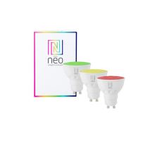 Smart LED žiarovka GU10 4,8 W RGB + CCT IMMAX NEO 07777C ZigBee Tuya sada 3ks Smart LED žiarovka GU10 4,8 W RGB + CCT IMMAX NEO 07777C ZigBee Tuya sada 3ks