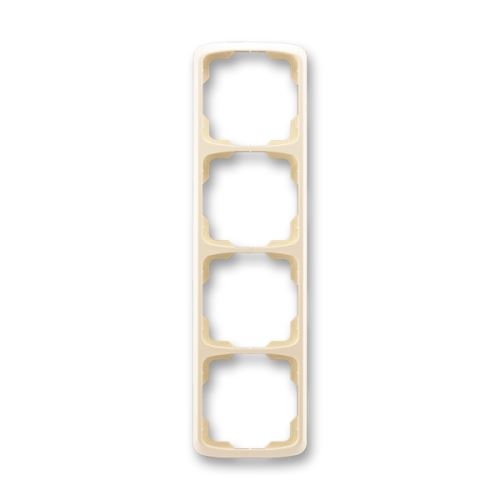 Rámeček čtyřnásobný svislý, slonová kost, ABB Tango 3901A-B41 C