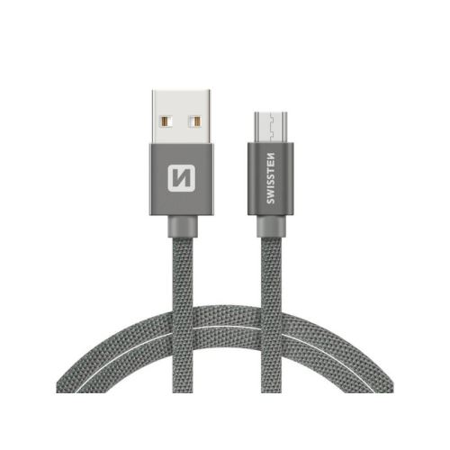 Kabel SWISSTEN 71522202 USB/Micro USB 1,2m Grey