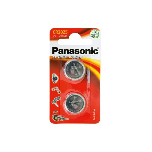 Baterie CR2025 PANASONIC lithiová 2ks / blistr