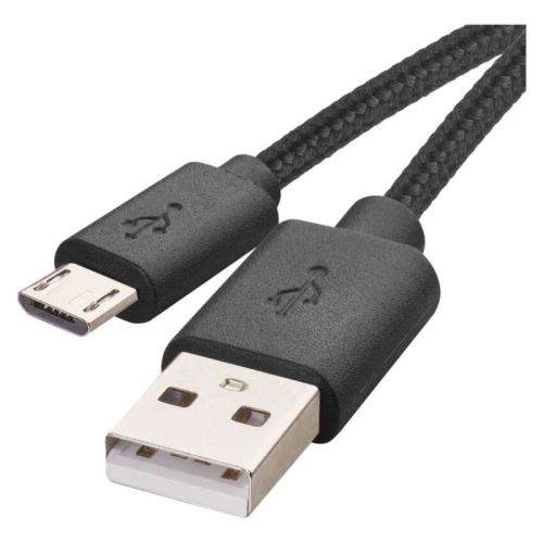 USB kabel 2.0 A/M - micro B/M 2m černý