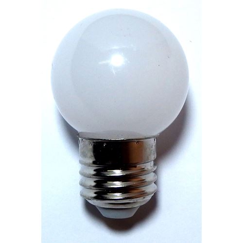 LED žárovka COLOUR 1W/E27 bílá