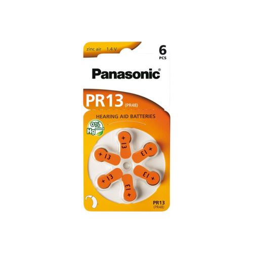 Baterie PANASONIC AZ13/V13/PR13 6ks / blistr