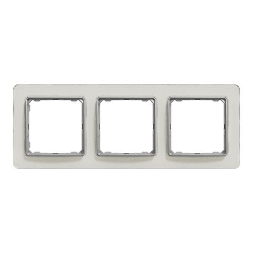 Sedna Elements rámček 3-násobný biele sklo
