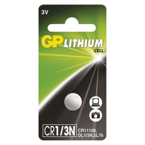GP lítiová gombíková batéria CR1/3N