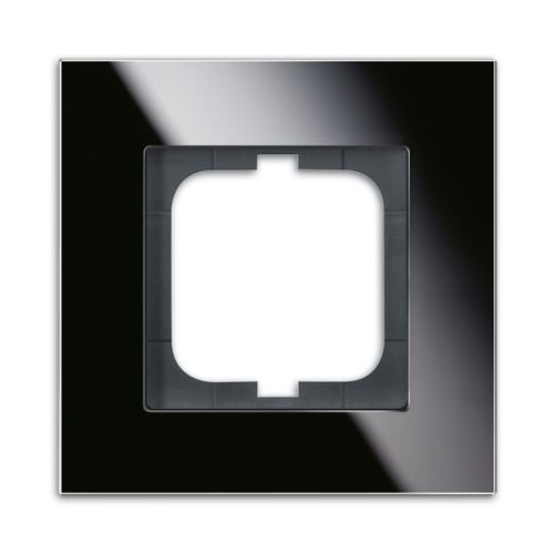 Rámček jednonásobnou, čierne sklo, ABB Solo 2CKA001754A4322