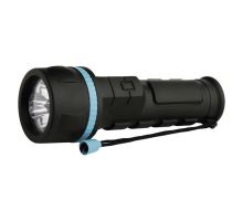 LED svítilna plastová, 3x LED, na 2x D
