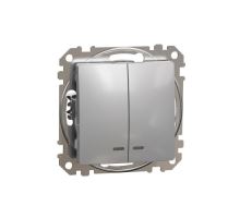Sedna Design spínač 5So sériový bezšroubový aluminium