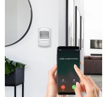 Solight GSM Alarm, pohybový senzor, dálk. ovl., bílý (6)