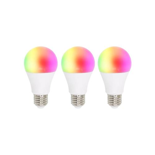Smart LED žárovka E27 10W RGB CCT WOOX R9074/3pack WiFi Tuya sada 3ks