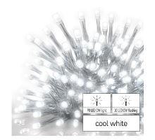 Standard LED spojovací řetěz blikající – rampouchy, 2,5 m, venkovní, studená bílá