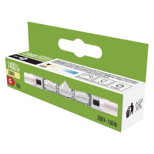 Halogénová žiarovka ECO J78 80W R7S teplá biela