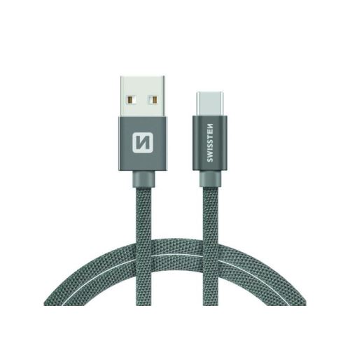 Kabel SWISSTEN 71521202 USB/USB-C 1,2m Grey
