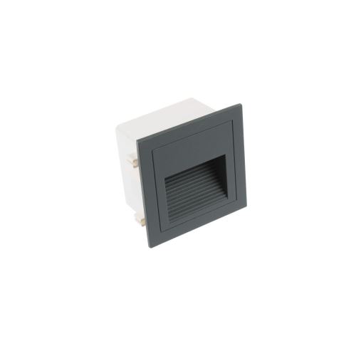 LED vstavané svietidlo LOPEN-G-IP65 sivé 106507