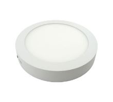 LED svietidlo prísahe, okrúhle, 18W, 3500 K, strieborné