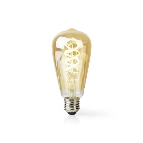 Smart LED žiarovka E27 4,9 W biela Nedis WIFILRT10ST64 WiFi Tuya