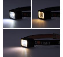 Solight LED čelová nabíjecí svítilna, 170lm, teplé+studené světlo, Li-Ion (6)