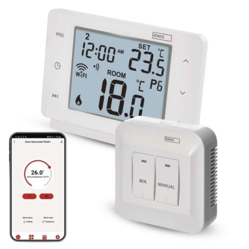 GoSmart Bezdrátový pokojový termostat P56211 s wifi