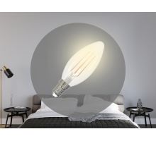 LED žárovka / filament 6W - C35 / E14 / 4000K - ZLF723D (5)