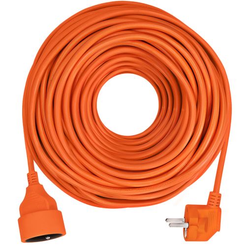 Solight prodlužovací kabel - spojka, 1 zásuvka, oranžová, 40m