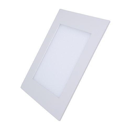 Solight LED mini panel, podhľadový, 6W, 400lm, 3000K, tenký, štvorcový, biely