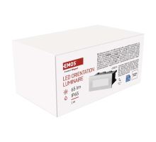 LED orientační vestavné svítidlo 115×70 1,5W neutr.bílá IP65 (8)