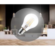LED Filament 5W CLEAR - A60 / E27 / 4000K - ZLF521A (1)