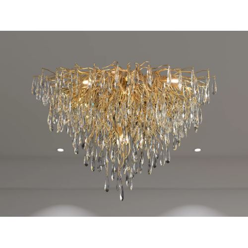 Luxusní stropní křišťálový lustr 12 x G9 - CA061/800C