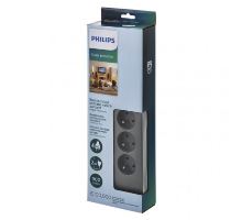 Přepěťová ochrana PHILIPS – 4 zásuvky, 2m, šedá (2)