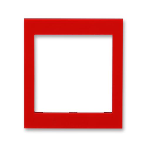 Kryt rámečku s otvorem 55x55, střední, červená, ABB Levit 3901H-A00355 65