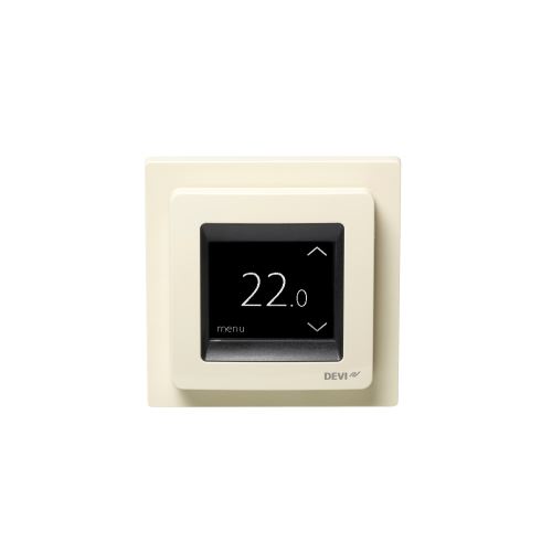 DEVIreg Touch DEVIreg™ Touch s designovým rámečkem,  barva krémová, RAL B1013
