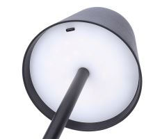 Solight LED nabíjecí lampička Lucca, 120lm, změna CCT, stmívání, černá (6)