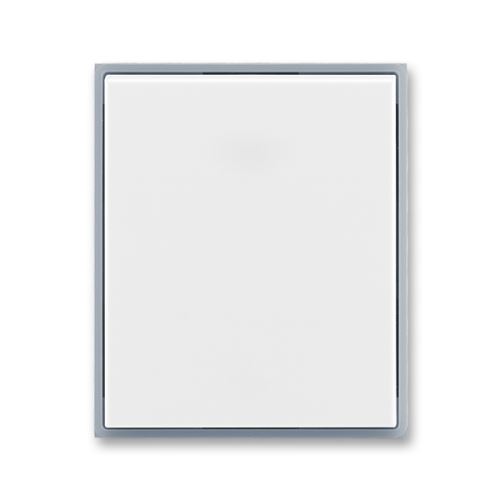 Kryt jednoduchý, biela / ľadová šedá, ABB, Element 3558-A00651 04