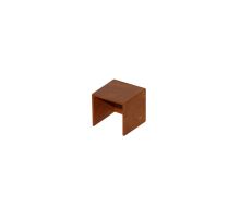 kryt LV 18x18 koncový, tmavé dřevo, MALPRO kryt LV 18x18 koncový, tmavé dřevo, MALPRO
