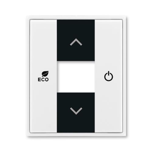 Kryt pre termostat priestorový, biela / biela, ABB-free @ home, Element 6220-A03000 03