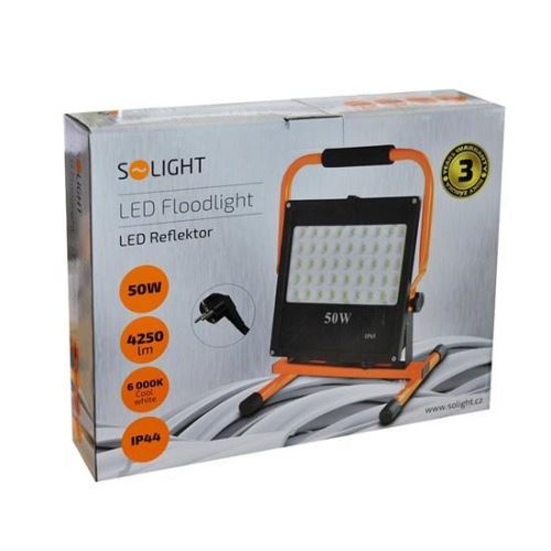 Solight LED refl. 50W / 6000K stojan SWM50WFE