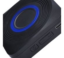 Solight bezdrátový zvonek, bateriový + USB, 200m, černý, learning code (4)