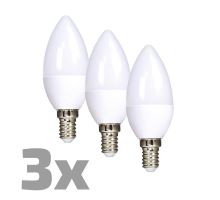 ECOLUX LED žárovka 3-pack, svíčka, 6W, E14, 3000K, 450lm, 3ks ECOLUX LED žárovka 3-pack, svíčka, 6W, E14, 3000K, 450lm, 3ks