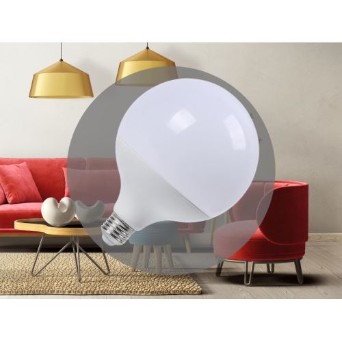 LED žárovka 20W - G125 / E27 / SMD / 3000K - ZLS914