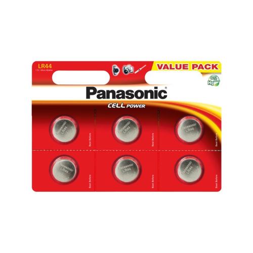 Baterie LR44 (A76) PANASONIC Cell Power alkalická 6ks / blistr