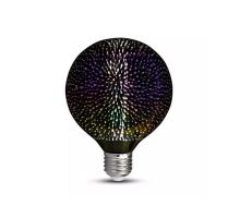 Žárovka Filament LED E27 3W 3000K 3W V-TAC VT-2233 G125 Žárovka Filament LED E27 3W 3000K 3W V-TAC VT-2233 G125