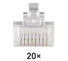 Konektor RJ45 pre FTP kábel (drôt) CAT5E (5)