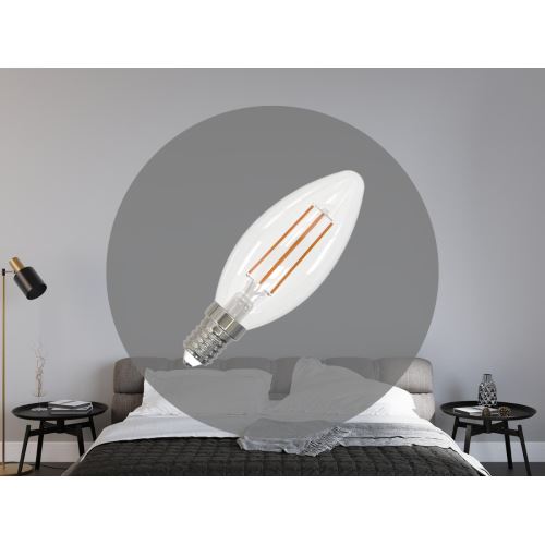 LED žárovka / filament 6W - C35 / E14 / 4000K - ZLF723D