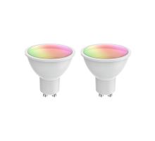 Smart LED žárovka GU10 5,5W RGB CCT WOOX R9076/2pack WiFi Tuya sada 2ks Smart LED žárovka GU10 5,5W RGB CCT WOOX R9076/2pack WiFi Tuya sada 2ks
