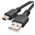 USB kábel 2.0 A / M - mini B / M 2m čierny